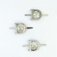 Vente chaude D mot creux chaussures pour femmes clip strass bijoux chaussure boucle chaussures pour femmes accessoires
