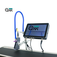 10Inch Automatische Industriële Cij Inkjet Printer Online Datum Codering Logo Drukmachine Voor Gtin Nummer Afdrukken
