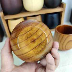 Tasse à thé en bois faite à la main, écologique, mug naturel, tasse à boisson biologique durable de qualité supérieure, idéale pour servir des boissons chaudes - Product Image 6