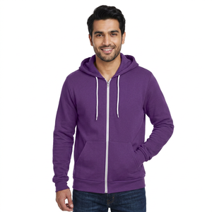 Sudaderas con Capucha Personalizadas de Alta Calidad Hechas en Pakistán para Hombre, 100% Algodón Transpirable con Cierre, Tejidas, Altamente Recomendadas para Diseño de Logotipo - Product Image 1