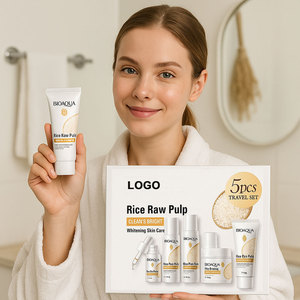 Bộ chăm sóc da mặt tự nhiên Collagen Nicotinamide Cam thảo Nước gạo hữu cơ nguyên chất bán buôn Chống nhăn Chống <span class=keywords><strong>l</strong></span>ão hóa - Product Image 1