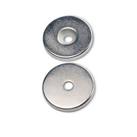 Bouton magnétique industriel en néodyme N52, bouton de couture en terre rare, aimant dissimulé en PVC, lavable, pour vêtements, modèle N50/N38