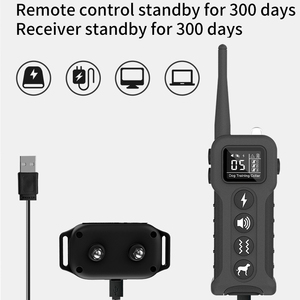 वाटरप्रूफ रिचार्जेबल टीपू चिंतनडॉग प्रशिक्षण कॉलर इलेक्ट्रिक रिमोट कंट्रोल कंपन स्थिर विरोधी बैकिंग विशेषताएं - Product Image 3