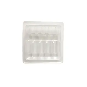Plastic Blister Ampoule Tray 2ml*5 Type Disposable Ampoule Packaging Medical