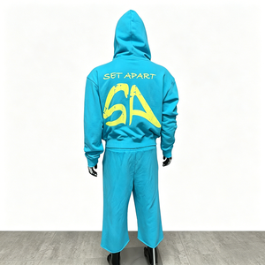 Custom Two Piece Tracksuit Sets <b>Men</b> DTG printing Tracksuit <b>Men's</b> Tracksuits Tracksuits Sweatpants Set - Product Image 2