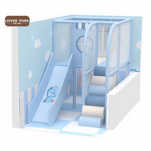 เครื่องเล่นที่มีแทรมโพลีนสำหรับเด็กอุปกรณ์สนามเด็กเล่นในร่ม - Product Image 1