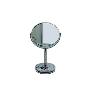Kosmetik spiegel mit Tablett-Tischs piegel mit Metallst änder und Aufbewahrung-Spiegel größe-Für Make-up, Tischplatte, Schreibtisch