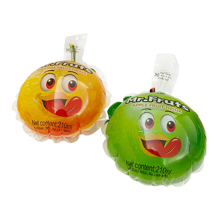 Bolsa de jugo de inyección amarillo verde