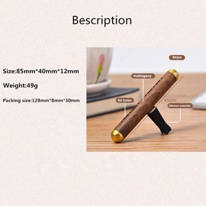 Clip de ventilación de madera para coche, ambientador, decoración interior, difusor de perfume, salida de aire acondicionado - Product Image 5