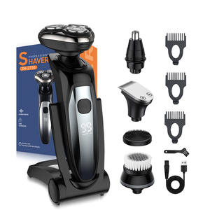 Multi Functional Triple Blade IPX5 Waterproof Rotary Men's Floating USB Charging <b>Shaver</b> <b>Face</b> 60min Runtime Household Triple-blad - Product Image 1