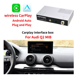 Krando <span class=keywords><strong>Android</strong></span> Auto Box para Audi Q2 MIB, interfaz inalámbrica Apple Carplay, caja de actualización de navegación para coche, Control de voz manos libres - Product Image 2