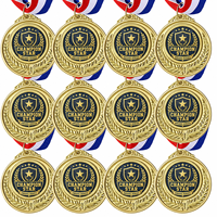 Médaille de marathon personnalisée en métal, alliage de zinc, finition 3D en relief, trophée de course sportive, logo personnalisé, vente en gros