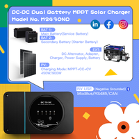 Contrôleur de charge solaire MPPT bidirectionnel DC-DC à double batterie avec module Bluetooth M2430ND