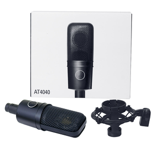 Micrófono Profesional de Diafragma Grande AT4040 2026 con Filtro de Corte Bajo y Interruptor PAD - Ideal para <span class=keywords><strong>Podcast</strong></span> y Grabación - Product Image 1