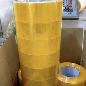 Cintas de Embalaje Bopp DEFOO a Bajo <span class=keywords><strong>Precio</strong></span>, Cinta Adhesiva de 200m 300m, Color Amarillento, 48mm 300 Metros - Product Image 4