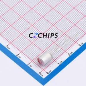 ตัวเก็บประจุแบบแข็งชนิด Through-hole (THT) รุ่น CT1E227M0608 ขนาด D6.3xL8 มม. 220uF 20% 25V 3.15A 100kHz - Product Image 1