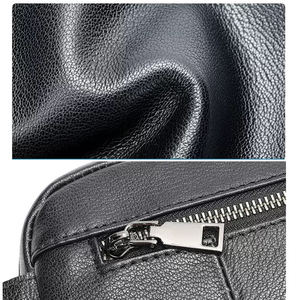 Vente en gros Nouveau sac de ceinture en cuir véritable pour hommes Sac de poitrine convertible multifonctionnel deux en un pour l'extérieur - Product Image 6