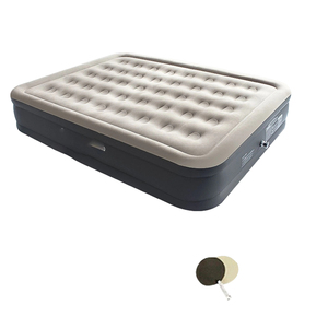 <span class=keywords><strong>Lit</strong></span> gonflable souple en PVC pour 1-2 personnes, design moderne, matelas gonflable King Size avec pompe électrique intégrée, installation rapide et facile - Product Image 3