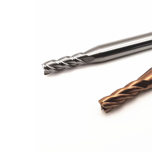 Dao phay đầu cứng toàn phần OEM, khuyến mãi nóng, góc nghiêng 56 độ, 2 cạnh, dụng cụ CNC, đáy phẳng, phủ nano, HRC56 - Product Image 5