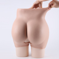 En gros, coussinets fessiers en silicone pour travestissement, rehausseurs de hanches, culotte sculptante en silicone, fessier en silicone sexy avec entrejambe ouvert
