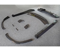 Kit carrosserie N-style en fibre de carbone sèche pour Ferrari 296 GTB GTS : Nouvelle lèvre avant, jupes latérales, diffuseur arrière et aileron arrière