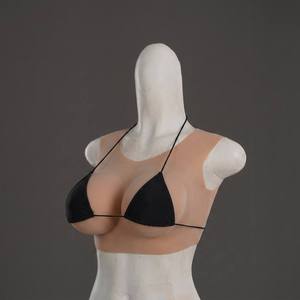 Prótesis de Seno de Silicona Fácil de Usar, Cuello Redondo, Deslizable, para Crossdresser, MTF, CD, Disfraz Rápido, Realista - Product Image 1