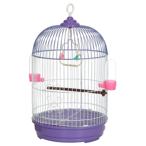 New Round Long <strong>Bird</strong> <strong>Cage</strong> Large <strong>Bird</strong> <strong>Cage</strong> <strong>pink</strong> - Product Image 2