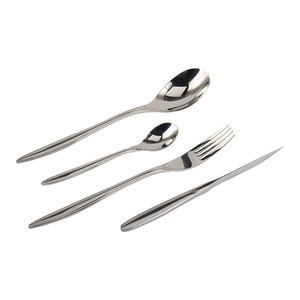 Modern Kitchen Utensils Tableware <b>Set</b> Includes Dinner Knives/Forks/Spoons,Mirror Polished Heavy Duty Silverware <b>Set</b> with Serving - Product Image 2