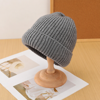 Casquette d'hiver en tricot jacquard avec broderie de logo personnalisé, pompon, 100% acrylique, unisexe, réglable