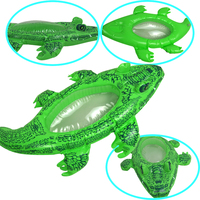 Jouet de crocodile gonflable pour enfants vue sous-marine Surf Rider sur mer jouets flottants pour piscine