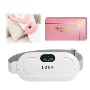 Ceinture chauffante sans fil facile à transporter avec sangle réglable, 3 modes de chauffage, 4 modes de massage, vibration, soulagement des douleurs menstruelles pour filles - Product Image 1