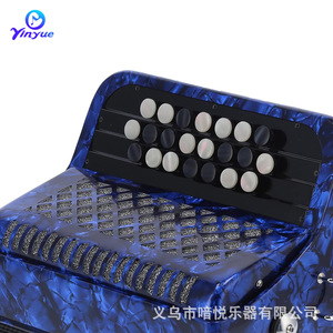 Accordéon à boutons Yinyue 22 touches 8 basses, instrument de musique portable pour étudiants et adultes - Product Image 3