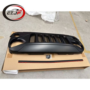 Grille <span class=keywords><strong>centrale</strong></span> de calandre avant de pièces automobiles de haute qualité CZJF pour <span class=keywords><strong>Jeep</strong></span> <span class=keywords><strong>Wrangler</strong></span> 2007-2018 Grille de pare-chocs avant - Product Image 2
