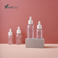 Nouveau Design Transparent 30ml 40ml 50ml 60ml 80ml Flacon compte-gouttes cosmétique en plastique PET avec compte-gouttes pour sucette modèle LM