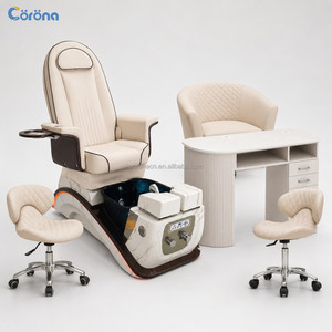Sillón de Pedicura Eléctrico Reclinable y Ajustable de Lujo con Masaje e Hidromasaje en Colores Personalizados para Salón de Uñas y <span class=keywords><strong>Spa</strong></span> - Product Image 2
