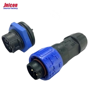 Jnicon M19 20A Công Nghiệp Cắm IP67 <span class=keywords><strong>Power</strong></span> Bảng Điều Chỉnh Núi Nhựa 2 Pin Nam Nữ Ổ Cắm LED Nhà Máy Ánh Sáng Không Thấm Nước Dây Kết Nối - Product Image 4