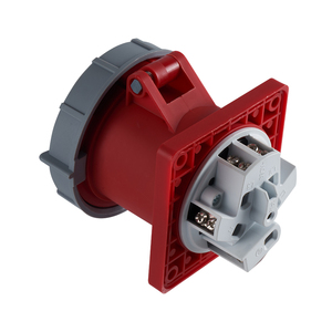 Nante FNP2-335F Nhà Máy Giá WEIPU công nghiệp nối <span class=keywords><strong>IP67</strong></span> không thấm nước IEC Cee cắm ổ cắm 63A kim loại kết nối màu xanh đỏ ổ cắm - Product Image 4