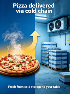 Chambre froide compacte Emerson pour pizzerias, boulangeries, fromages mozzarella, feuilles de basilic, poivrons, tomates - Haute efficacité - Product Image 2