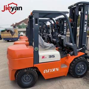 Forklift Diesel Heli <span class=keywords><strong>3</strong></span>,5 Ton, Mast <span class=keywords><strong>3</strong></span> Tingkat, Pengangkat Hidrolik 4,5 Meter, Forklift Diesel Truk Kecil Baru 2024 - Product Image 3