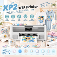 Imprimante DTF A3 XP2 XP600 DIY avec écran tactile 13 pouces, entretien facile, machine de transfert direct sur film pour l'impression de vêtements