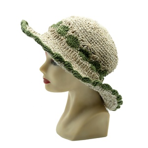 Boho-chic Funky tay dệt kim gai rộng vành hippie-chic thân thiện với môi nhân vật phụ nữ của nghệ nhân từ <span class=keywords><strong>Nepal</strong></span> - Product Image 1