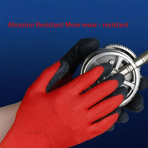 قفاز أمان للبيع بالجملة أعمال البناء الصناعي في الحديقة معدات واقية من المطاط قفازات عمل اللاتكس - Product Image 3