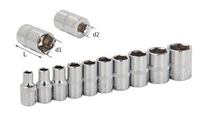 KSEIBI ซ็อกเก็ตหกเหลี่ยมแบบกันกระแทกอากาศพิเศษ,1/4inh สำหรับซ่อมรถยนต์ - Product Image 6