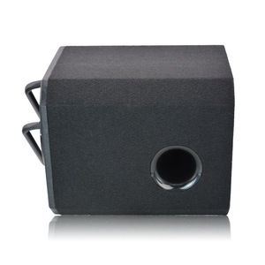 Subwoofer de voiture 10 pouces 1200W actif 12V, boîtier carré avec poignée pour système audio auto - Product Image 3
