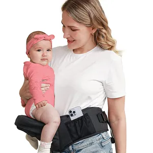 Baby multi-functional wide belt carrier storage single stool baby easy portable comfortable waist stool with New Currents