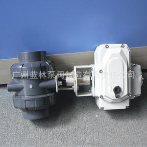 วาล์วบอลไฟฟ้า CPVC/FRPP/PP/PPH/ABS/PPR/PVDF/PE พร้อมข้อต่อพลาสติก ทนทานและใช้งานง่าย - Product Image 3