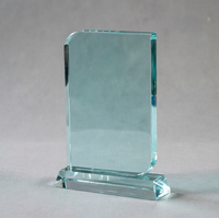 Bloc de verre cristal K9 transparent très vendu - 3 tailles pour gravure laser DIY, affichage photo ou décoration de bureau