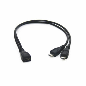 Hub de charge et de données Micro USB Micro-Mère/Père-in-law 3A Charge rapide Câble de téléphone portable multifonctionnel blindé tressé en PVC - Product Image 4