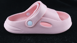 Sandalias <span class=keywords><strong>de</strong></span> EVA antideslizantes para exteriores <span class=keywords><strong>de</strong></span> verano para <span class=keywords><strong>niñas</strong></span> pequeñas, tobogán impermeable con punta abierta y cierre sin cordones con correa trasera - Product Image 2