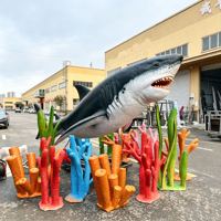 Modèle Animatronique Interactif de Requin Marin pour Décoration de Parc Marin et d'Attractions